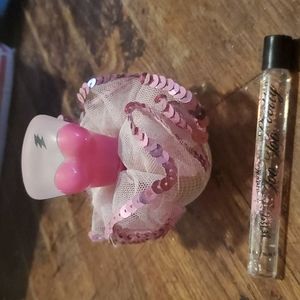 RARE pink too too pretty perfume and roller ball
